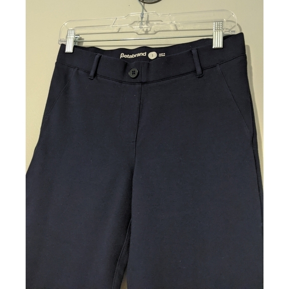 Betabrand Navy Dress Pant Yoga Pants Bootcut Size Small - Picture 8 of 8